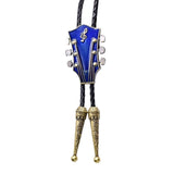 Bolo tie med gitarrhänge i emalj