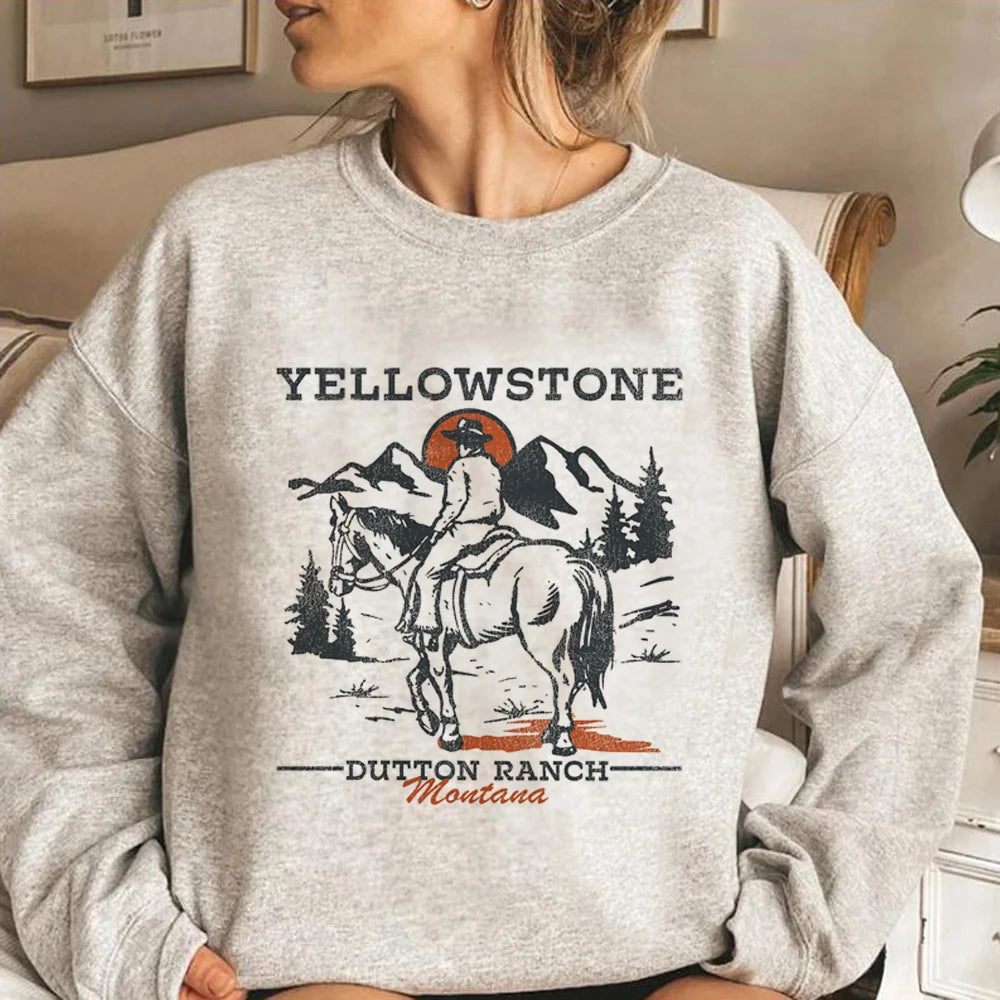 Cowgirl Hoodie i Fleece