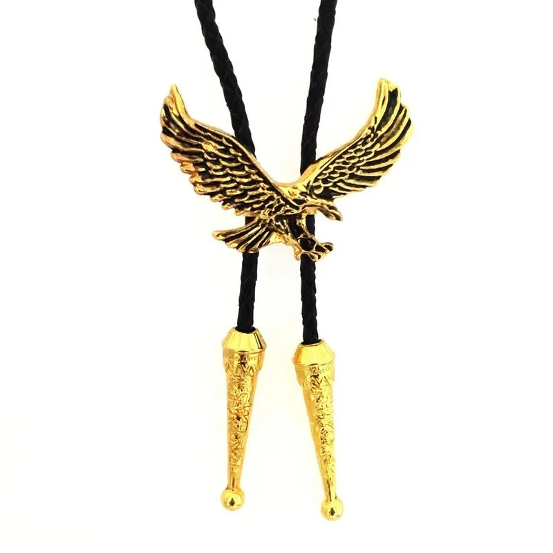Bolo tie med örn i zinklegering