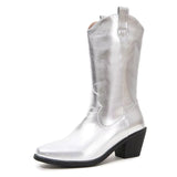 Högklackade cowboy boots