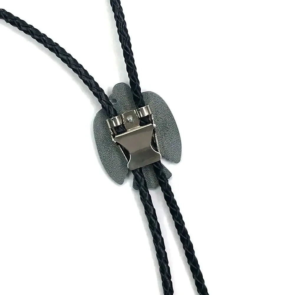Bolo tie i ornform med agatsten