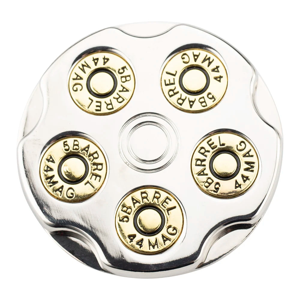 Bältesspänne revolver barrett western stil silver