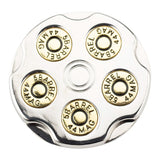 Bältesspänne revolver barrett western stil silver