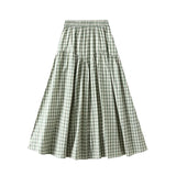 Gingham kjol