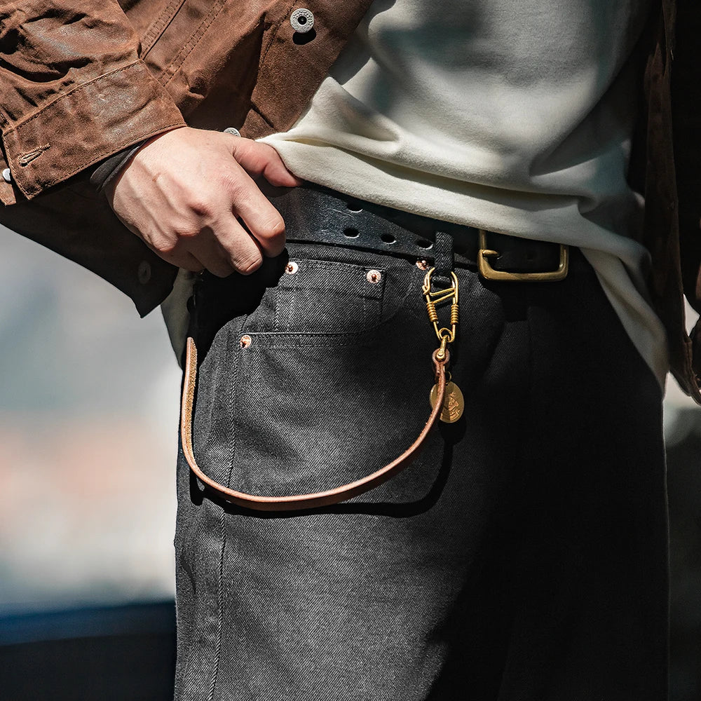 Svarta jeans straight