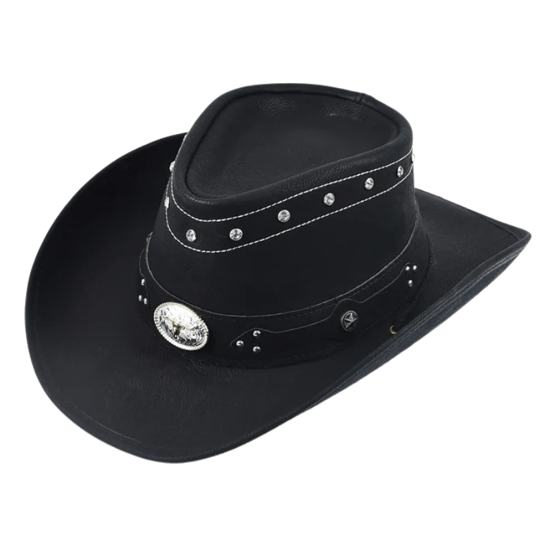 Äkta cowboyhatt läder