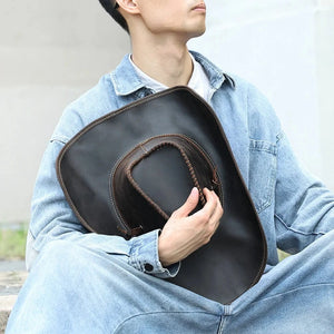 Äkta Läder Cowboyhatt
