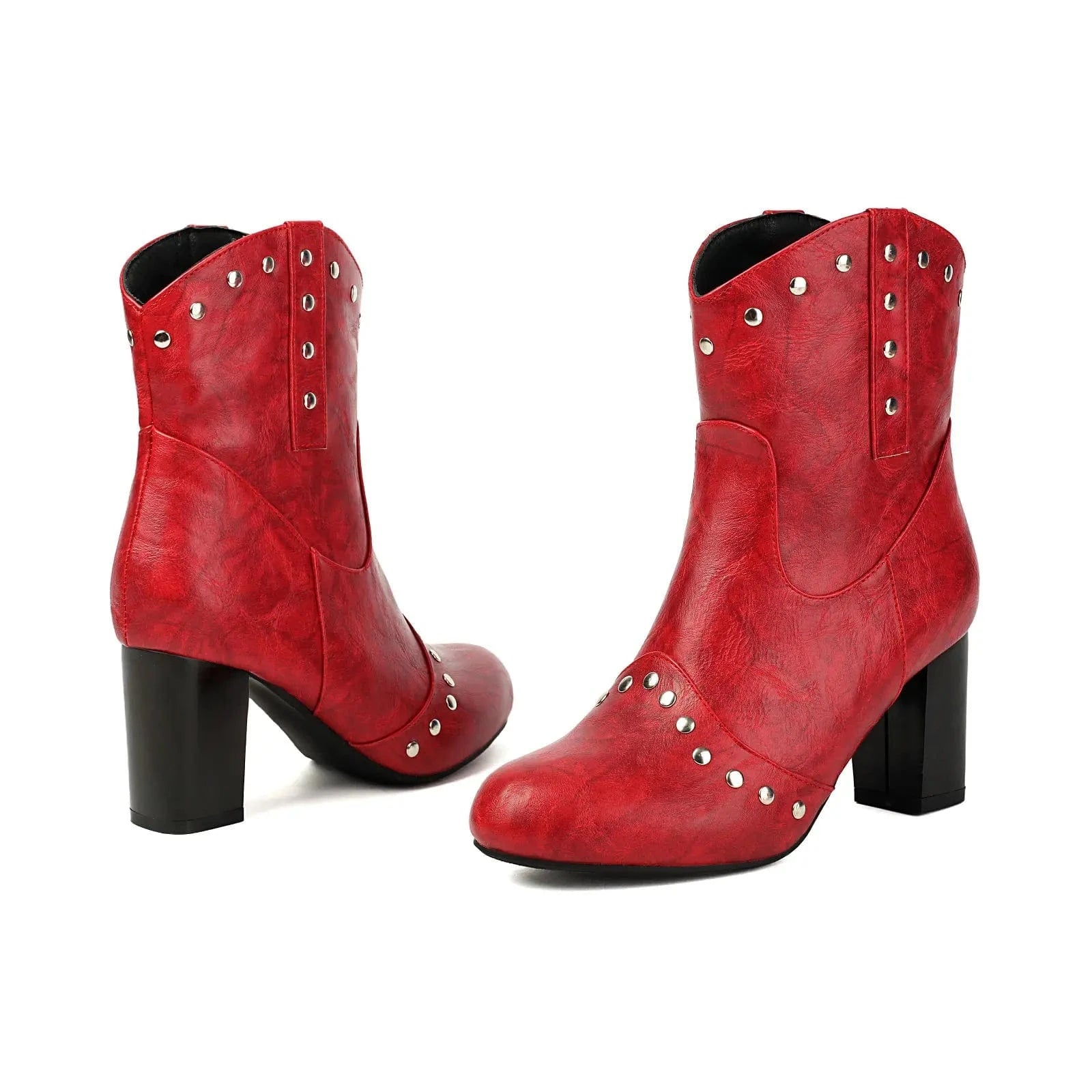 Cowgirl-Ankelboots med Nitar