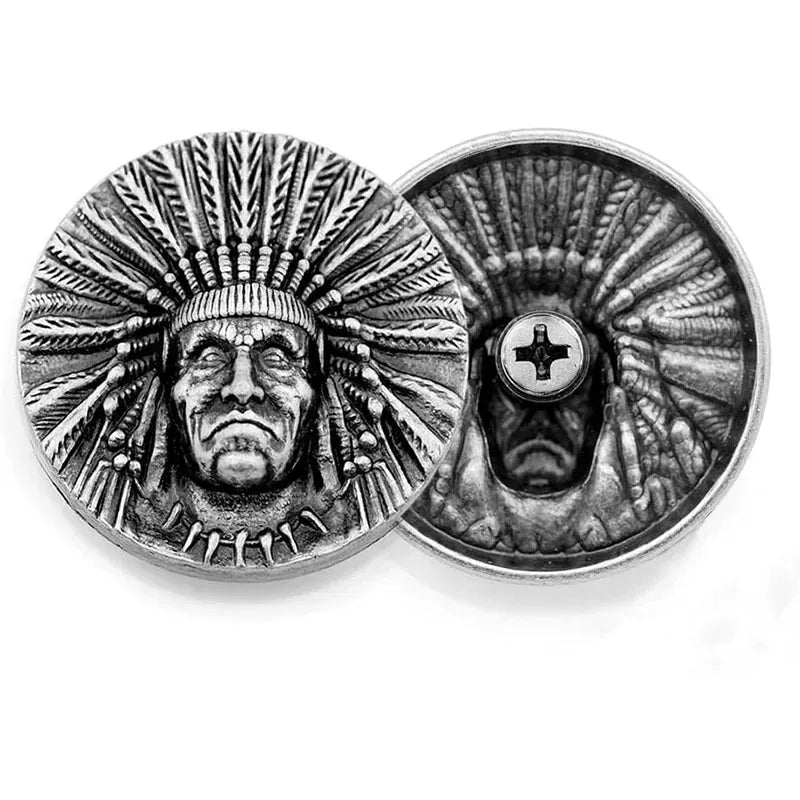 Antik concho indianhövding