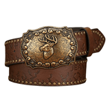 Antikt cowboybälte i läder