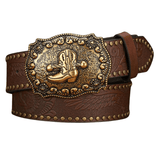 Antikt cowboybälte i läder