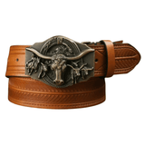 Antikt Westernbälte Longhorn