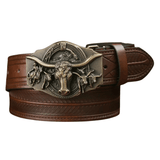 Antikt Westernbälte Longhorn