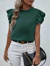 Ärmlös blus dam