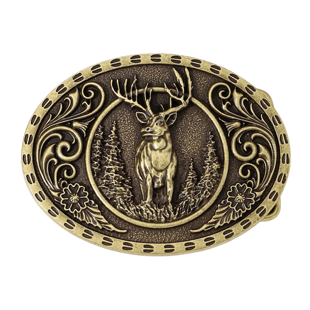 Bältespänne herr western djur vintage metall