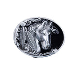 Bältesspänne cowboy 3D hästhuvud