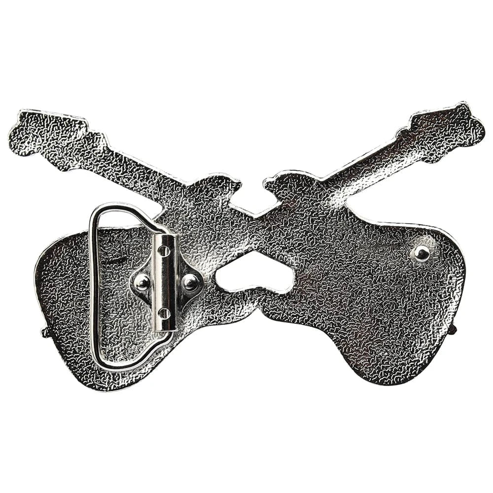 Bältesspänne Elektrische Gitarren Design mit schwarzem Emaille