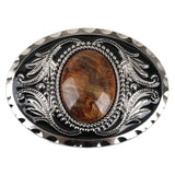 Bältesspänne Oval Sten