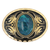 Bältesspänne Oval Sten