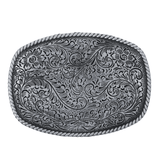 Bältesspänne retro blomma western stil zinklegering