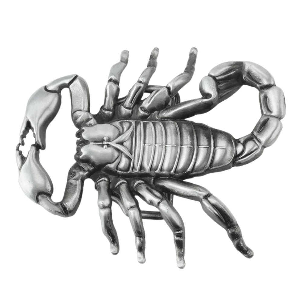 Bältesspänne Skorpion i metall