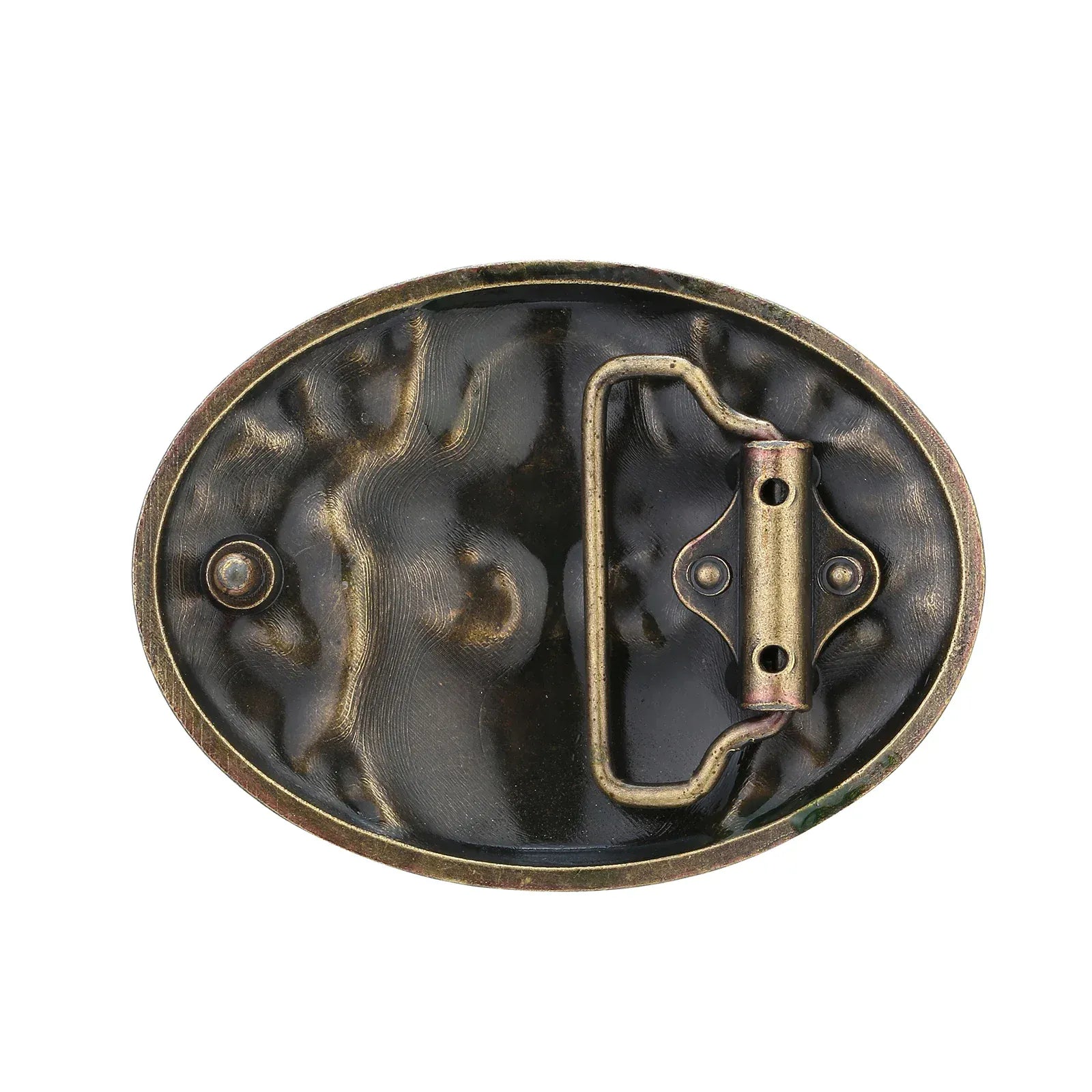 Bältesspänne western floral döskalle