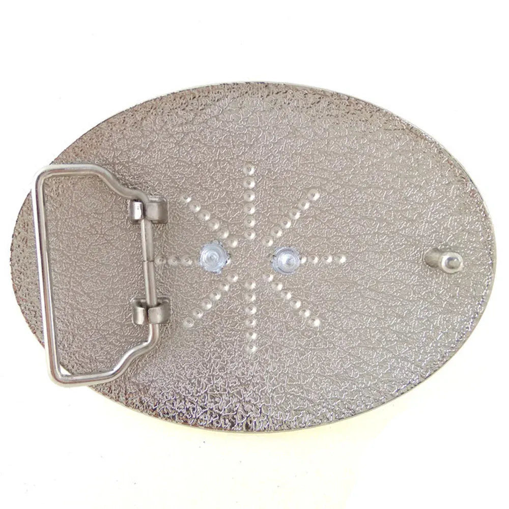 Bältesspänne western med bokstav