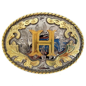 Bältesspänne western med bokstav H