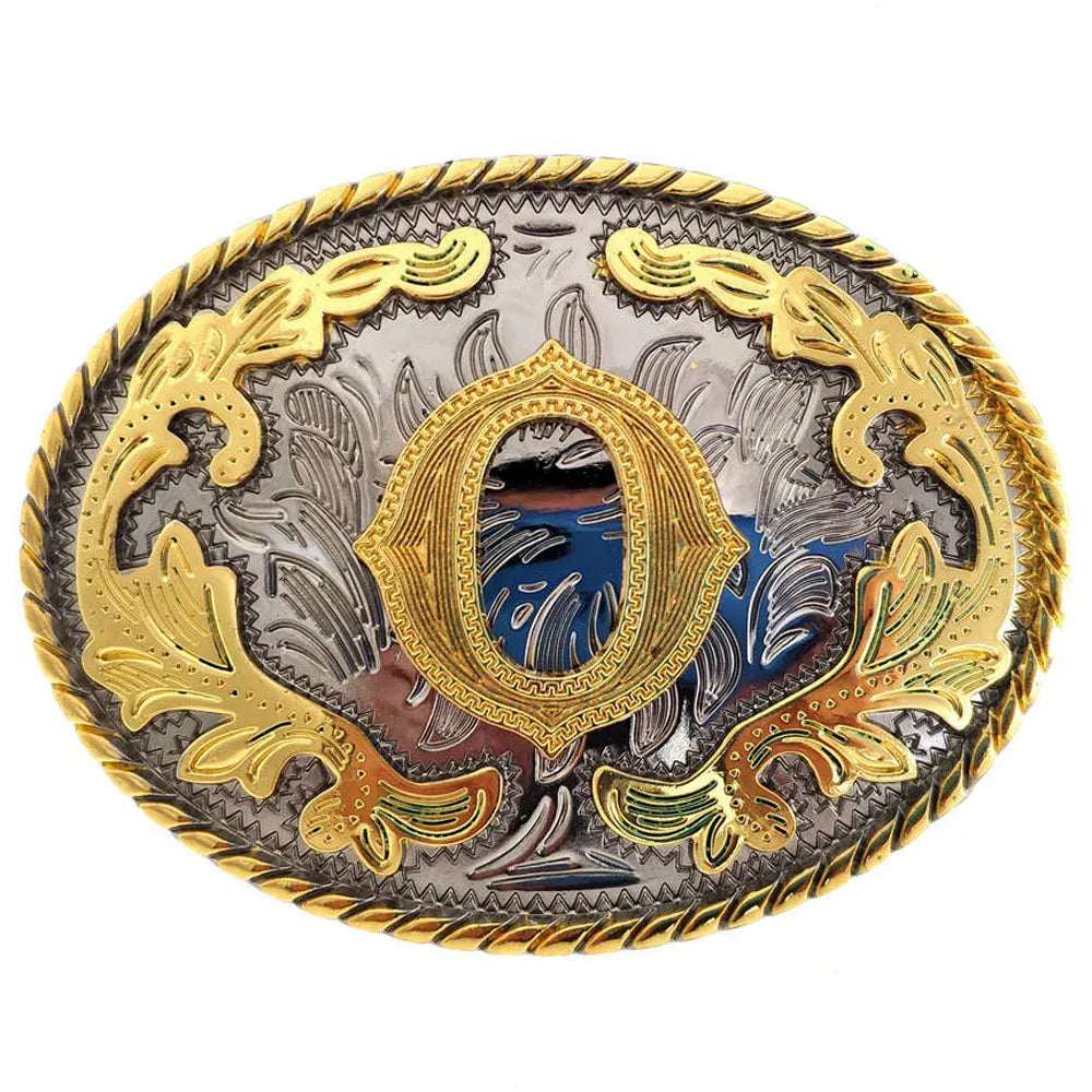 Bältesspänne western med bokstav O