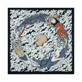 Bandana med konstnärligt motiv