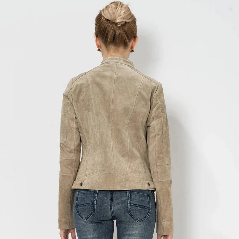 Beige mockajacka dam