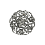 Blommig Concho med kristallaccent