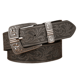 Blommigt westernbälte Grå / 120cm