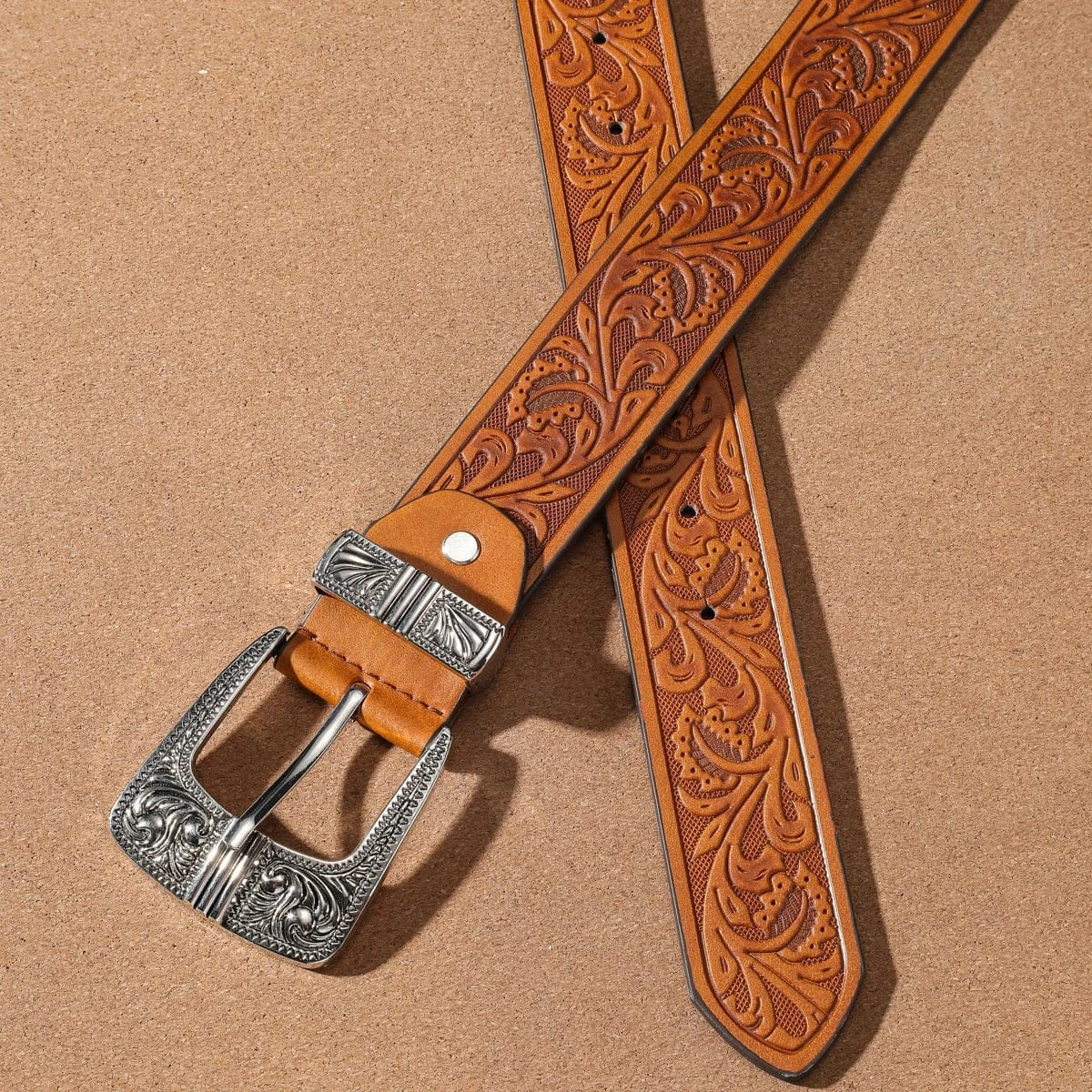 Blommigt westernbälte