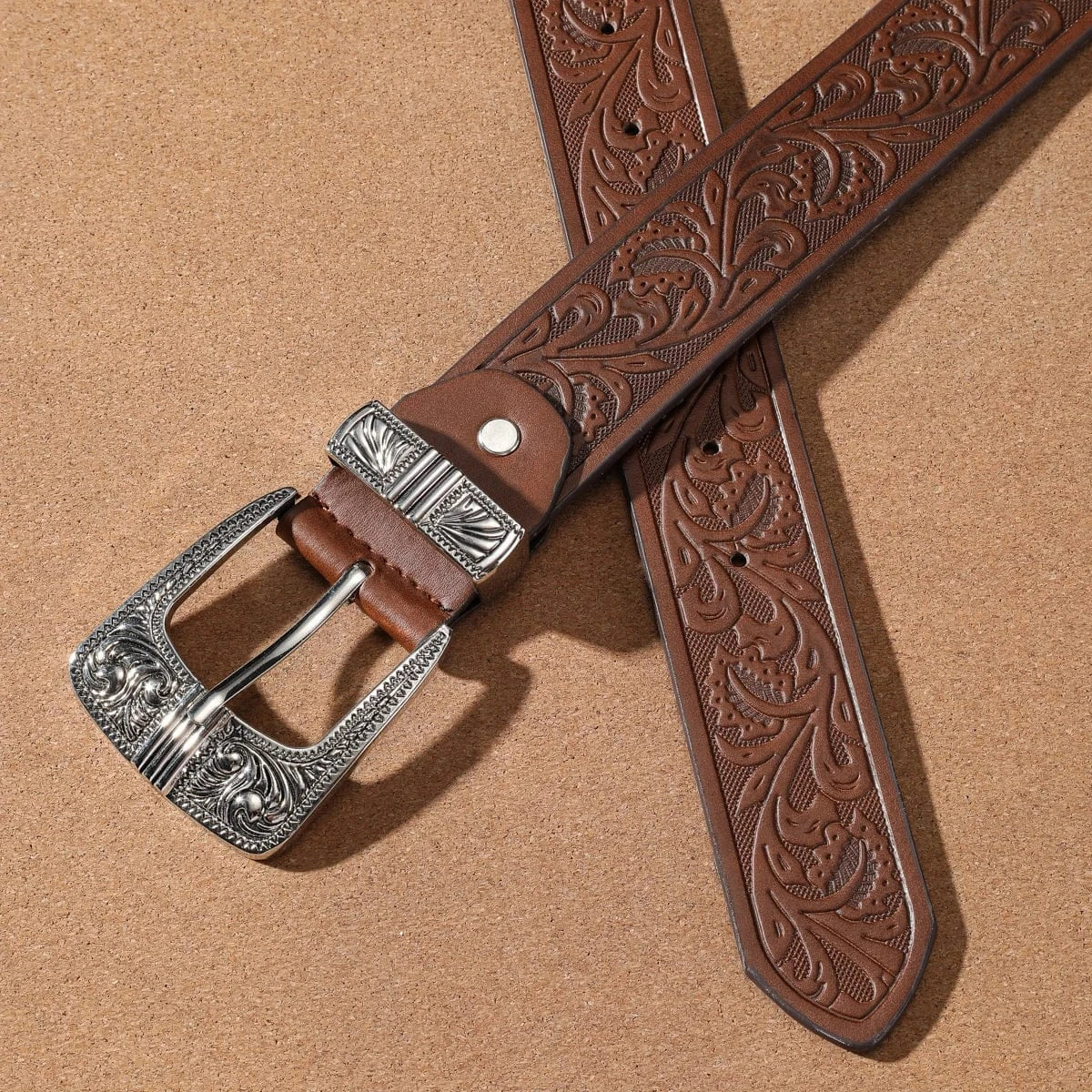 Blommigt westernbälte