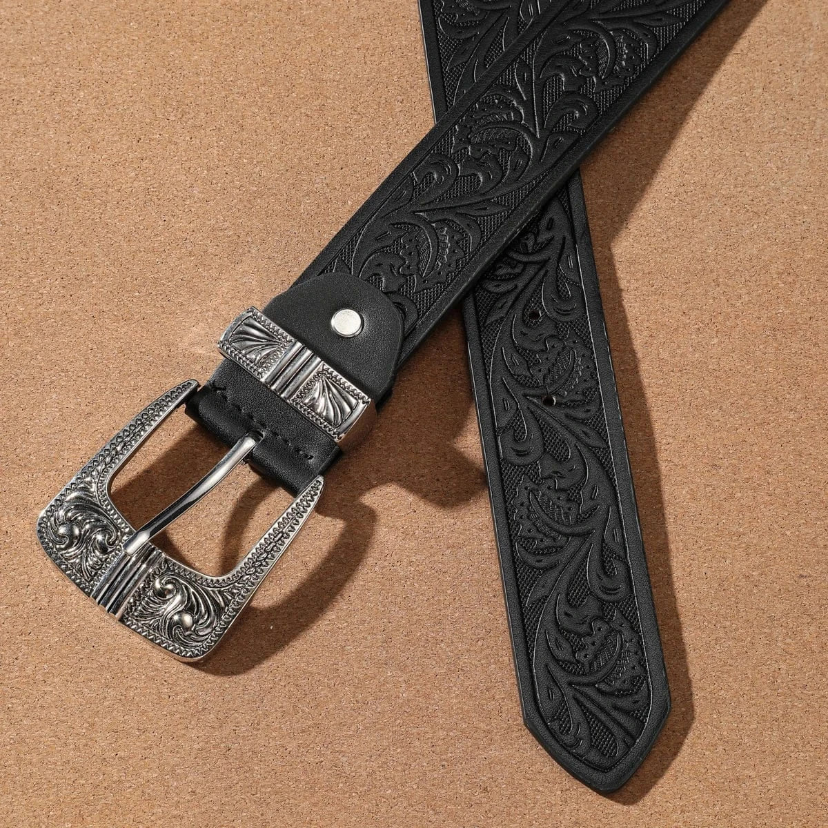 Blommigt westernbälte