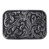 Blommönster Bältesspänne Metall