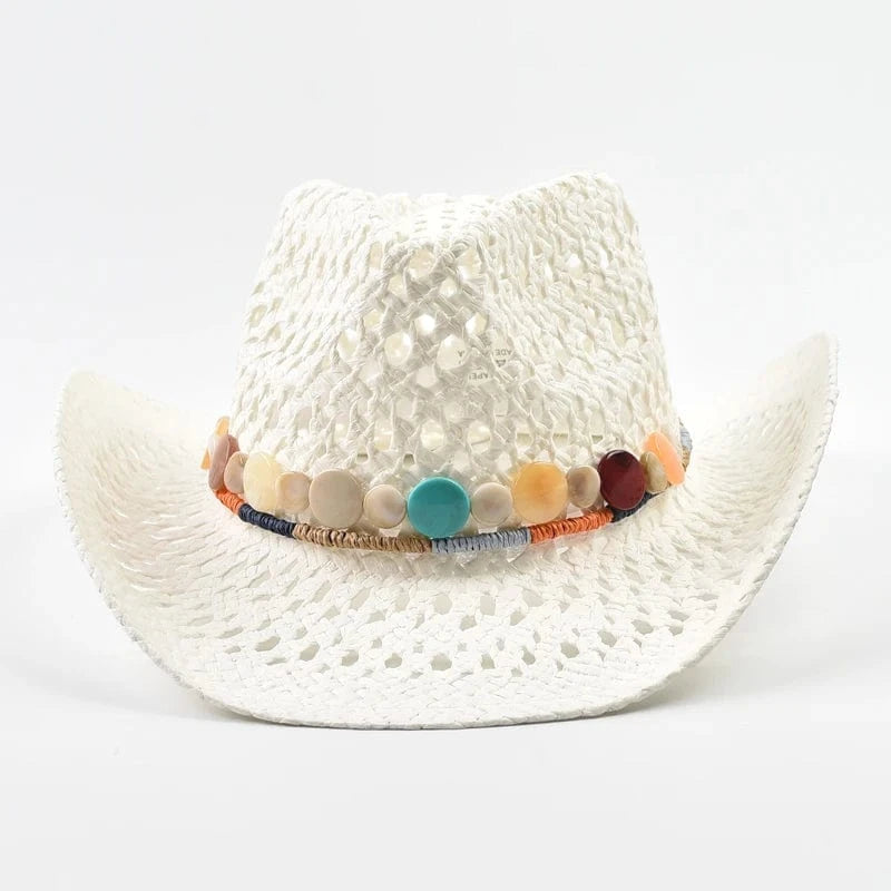 Bohemisk Halm Cowboyhatt