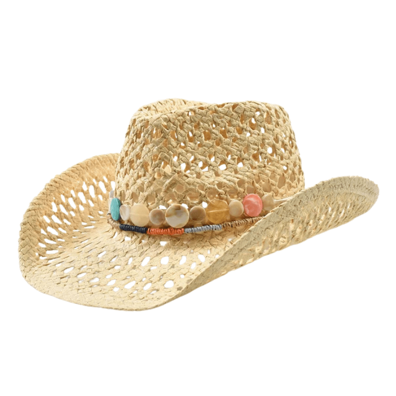 Bohemisk Halm Cowboyhatt