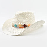 Bohemisk Halm Cowboyhatt
