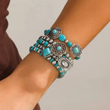 Boho Armband med Western Berlocker