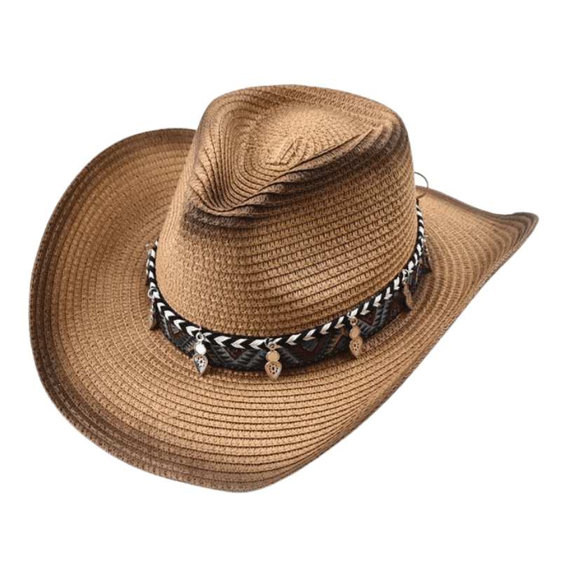 Boho cowgirlhatt halm