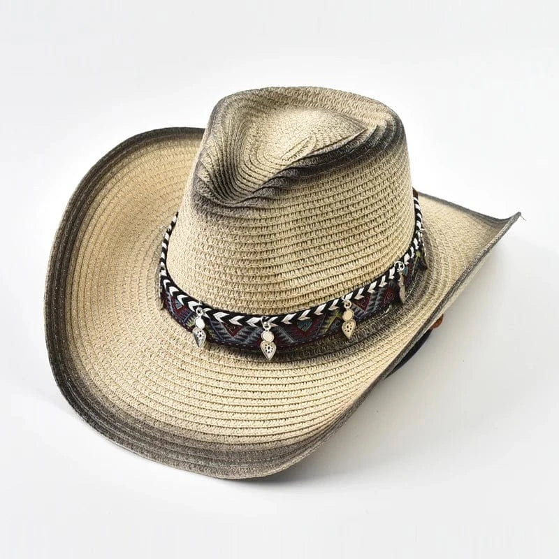 Boho cowgirlhatt halm