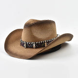 Boho cowgirlhatt halm