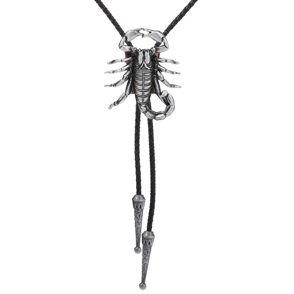 Bolo tie med 3D-skorpion i metall