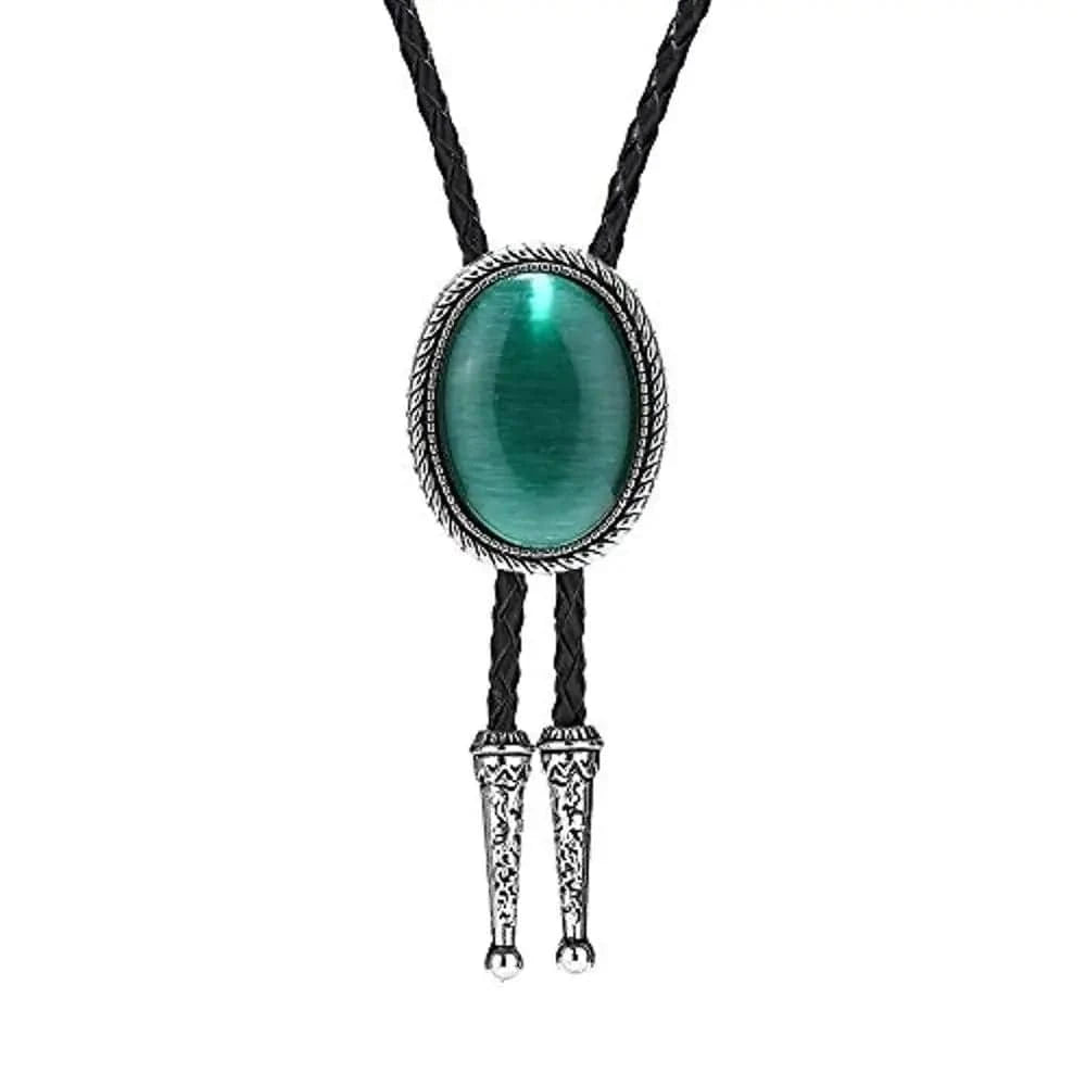Bolo tie med äkta agatsten