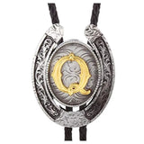 Bolo tie med bokstavsemblem A–Z