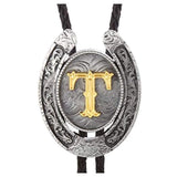 Bolo tie med bokstavsemblem A–Z