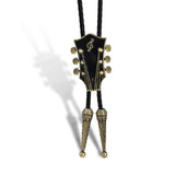 Bolo tie med gitarrhänge i emalj