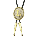 Bolo tie med initial A–Z i tvåtonad metall